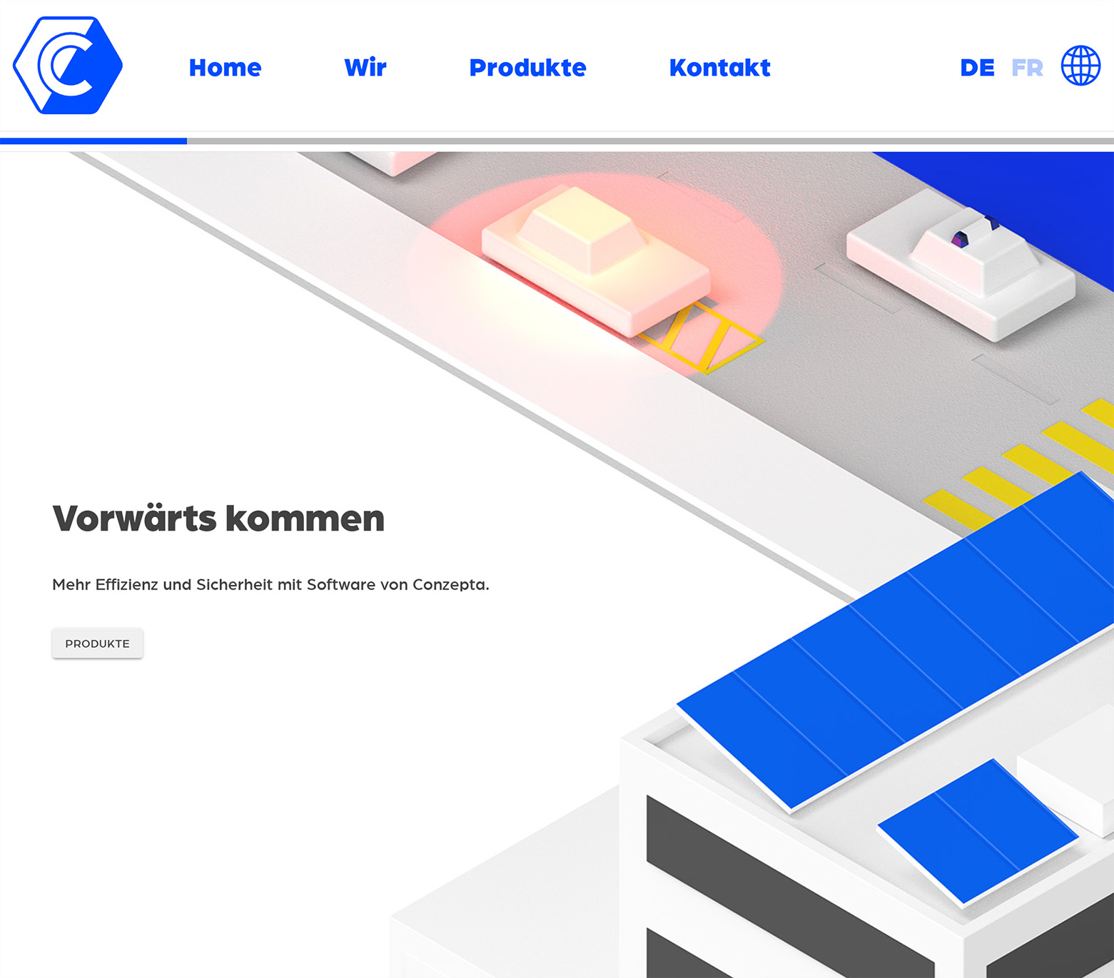 Brandneue Website