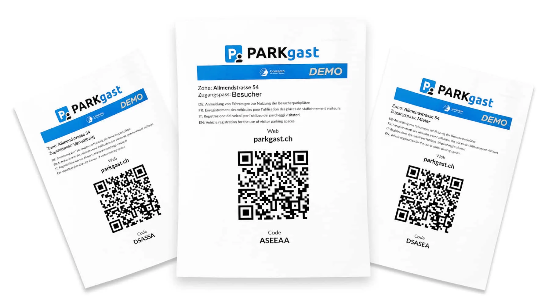 Digitale Zugangspässe mit QR-Code für Besucher