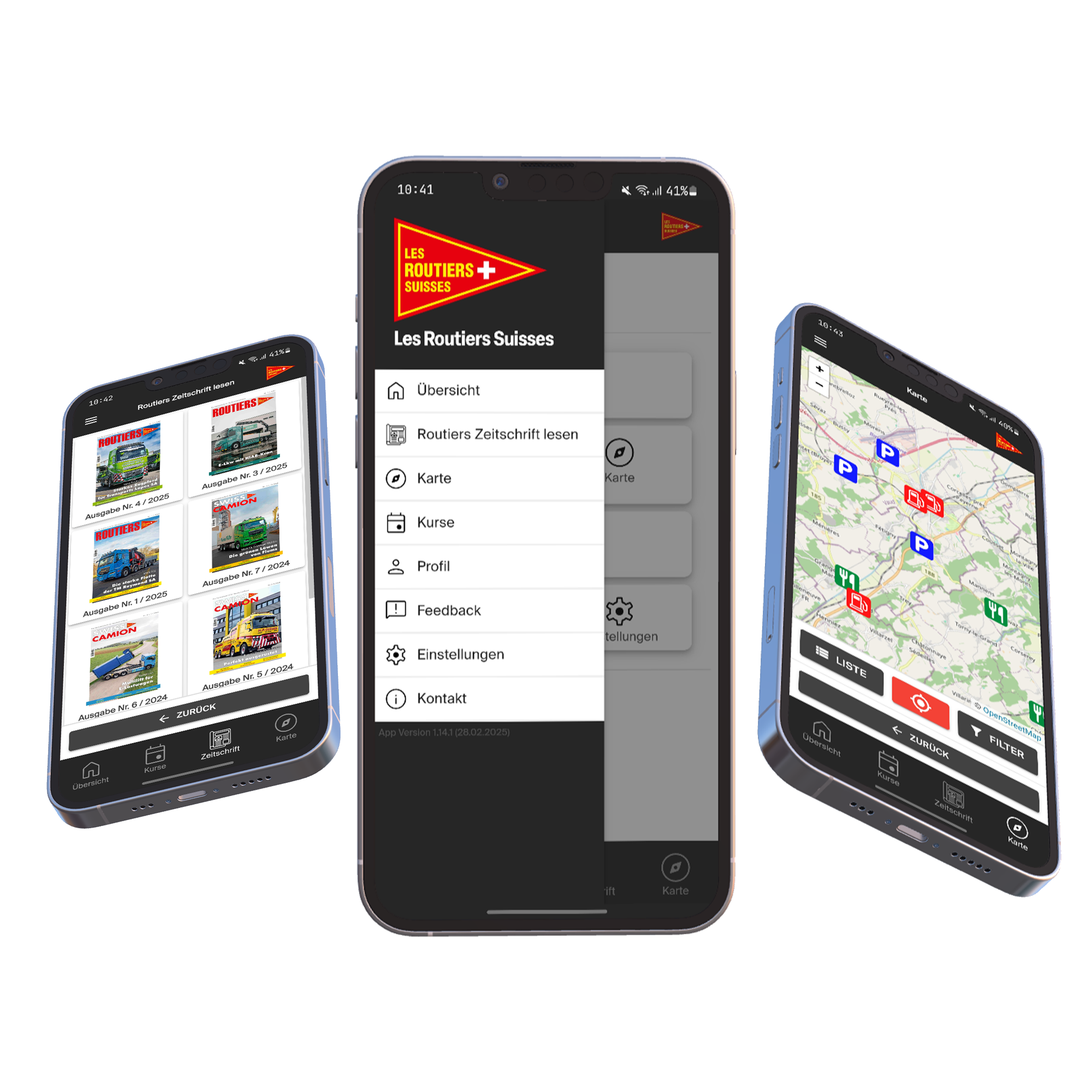 Les Routiers Suisses Mobile App